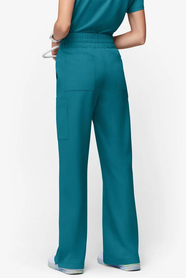 ReSurge Crystal Women's 7-Pocket High Waisted Wide Leg Pant