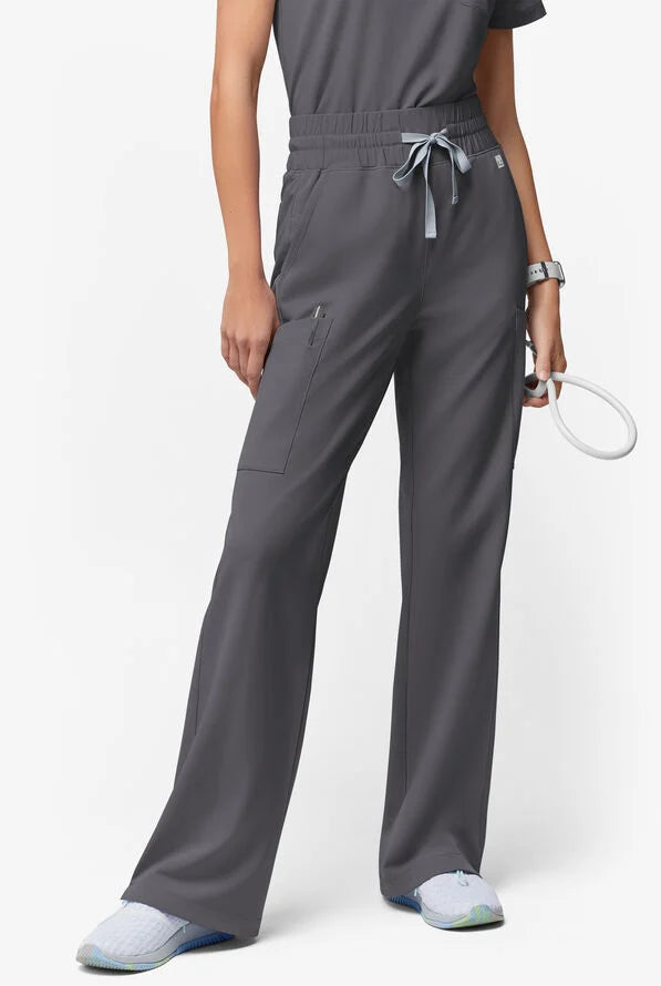 ReSurge Crystal Women's 7-Pocket High Waisted Wide Leg Pant