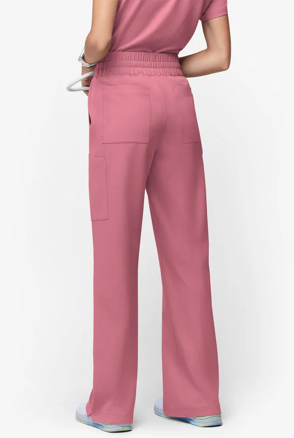 ReSurge Crystal Women's 7-Pocket High Waisted Wide Leg Pant