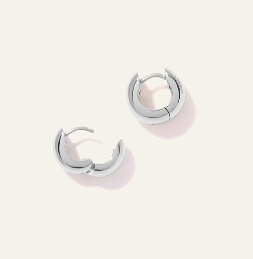 Women's Quince Dome Hoop Earrings