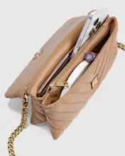 Women's Quince Italian Leather Quilted Wallet Crossbody