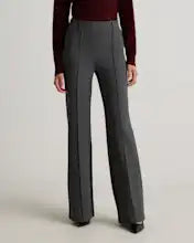 Women's Quince Ultra-Stretch Ponte Flare Leg Pants