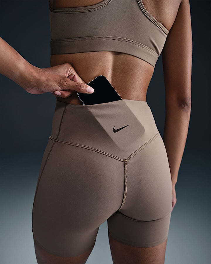 Nike Universa Women's High-Waisted 5" Biker Shorts with No Front Seam