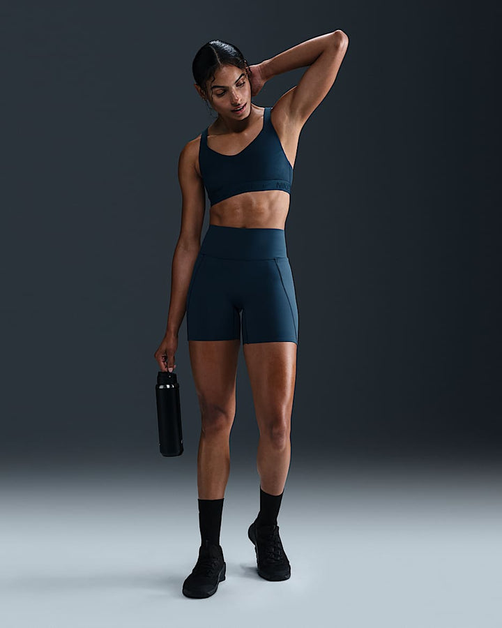 Nike Universa Women's High-Waisted 5" Biker Shorts with No Front Seam