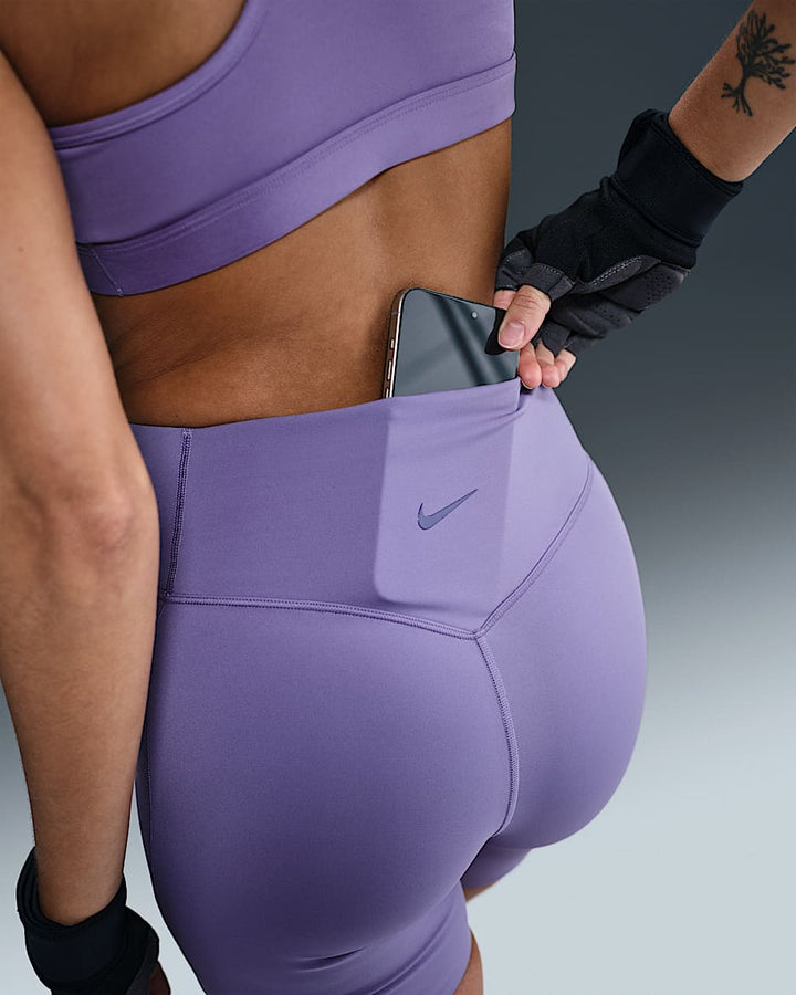 Nike Universa Women's High-Waisted 5" Biker Shorts with No Front Seam