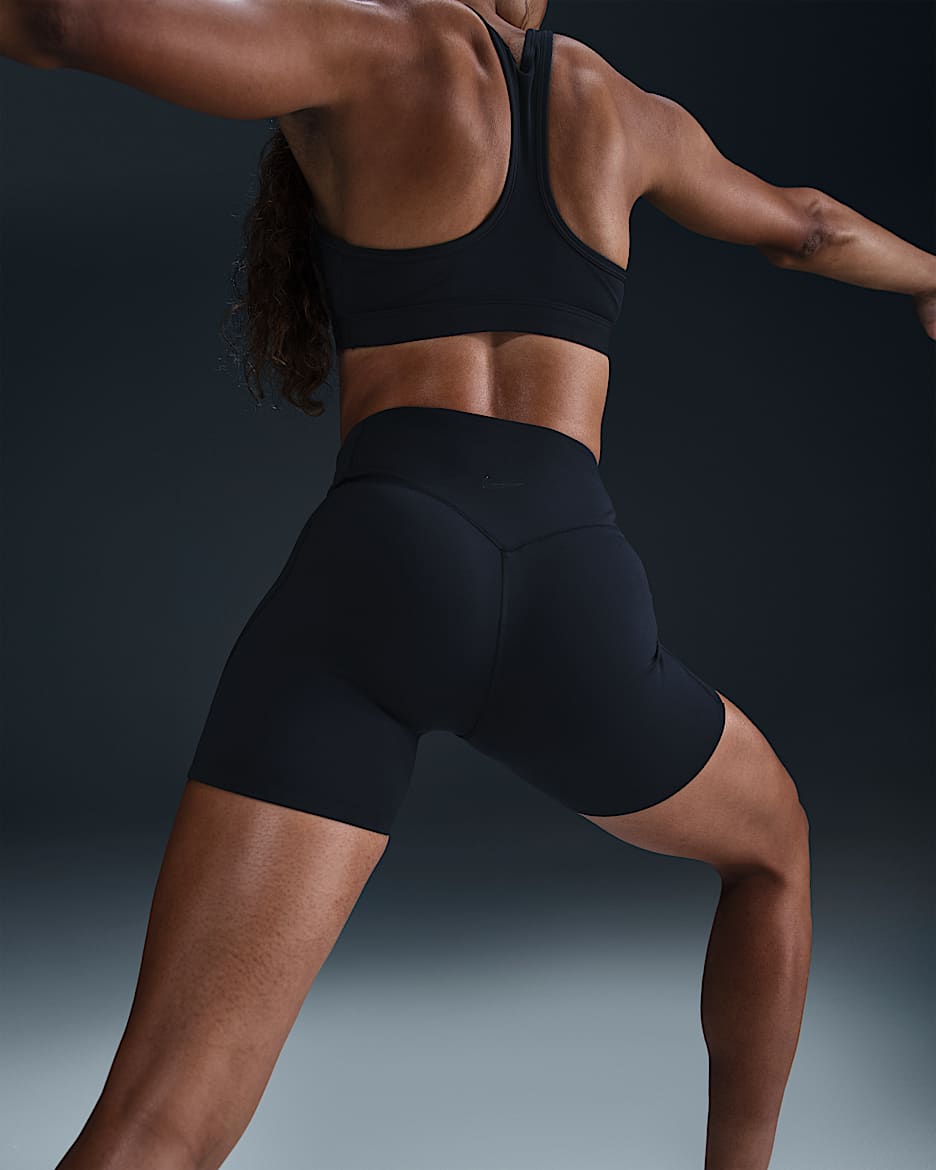Nike Universa Women's High-Waisted 5" Biker Shorts with No Front Seam
