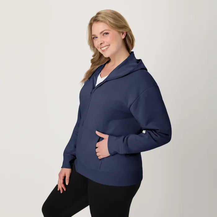 Hanes EcoSmart Women's Full-Zip Hoodie Sweatshirt