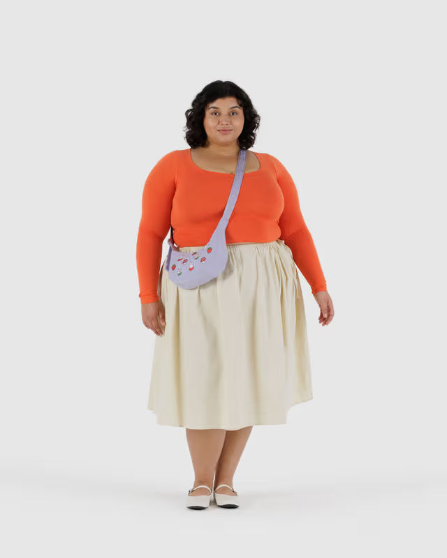 Baggu Women Small Nylon Crescent Bag