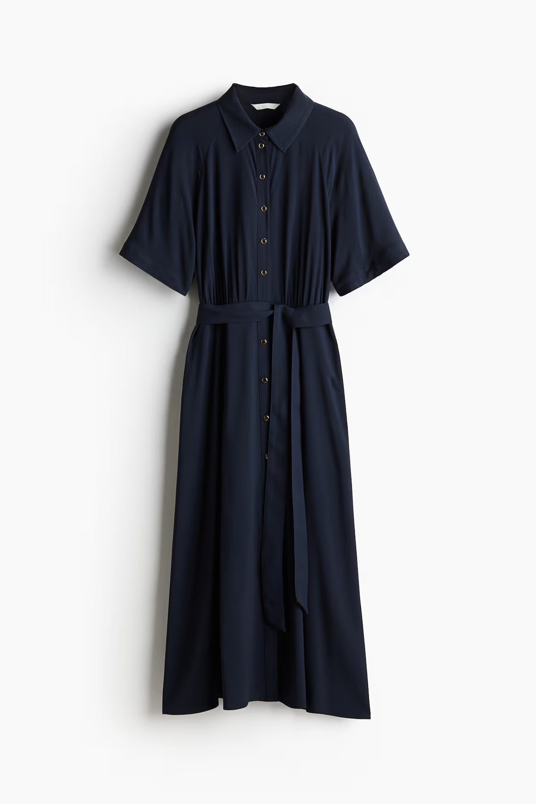 H&M Ladies Tie-Belt Shirt Dress