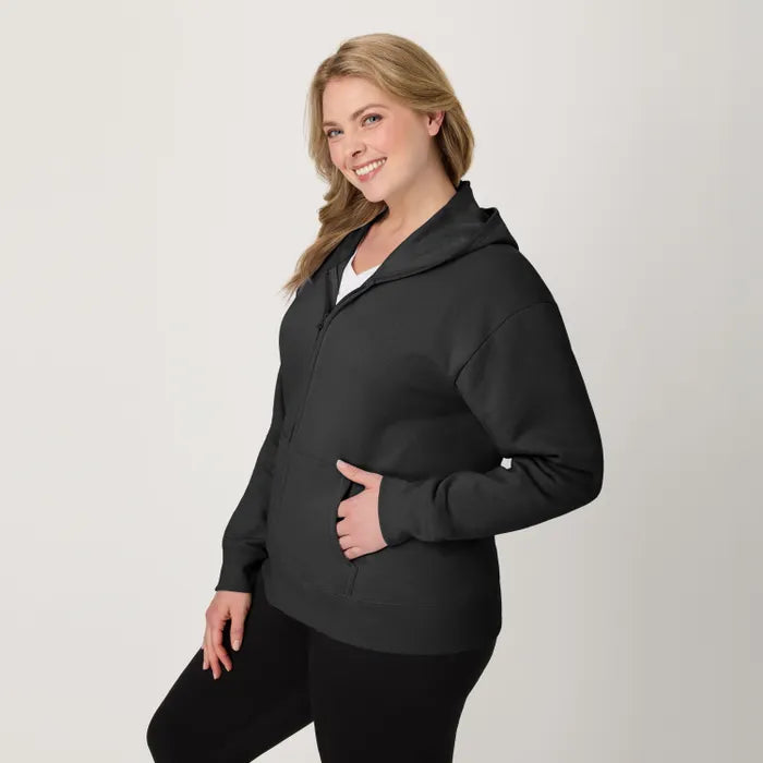 Hanes EcoSmart Women's Full-Zip Hoodie Sweatshirt