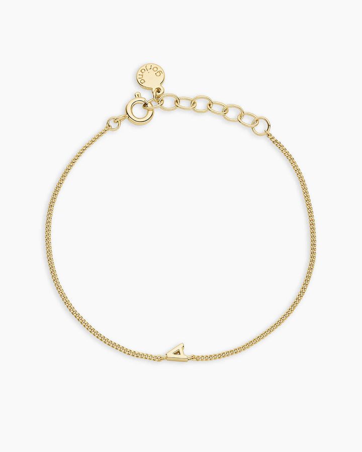 Gorjana Women's  Wilder Mini Alphabet Bracelet
