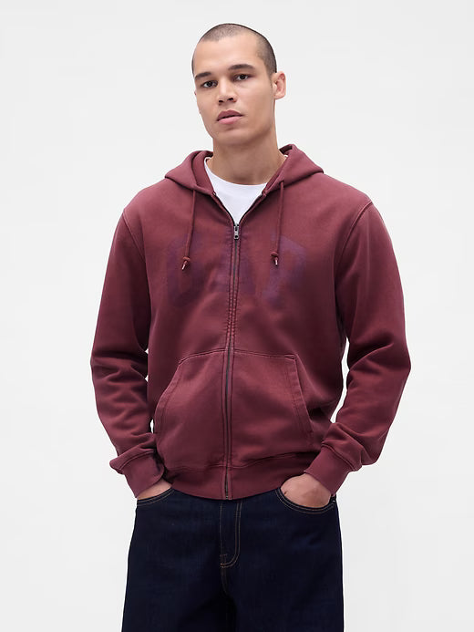 Vintagesoft Arch Logo Full-Zip Hoodie