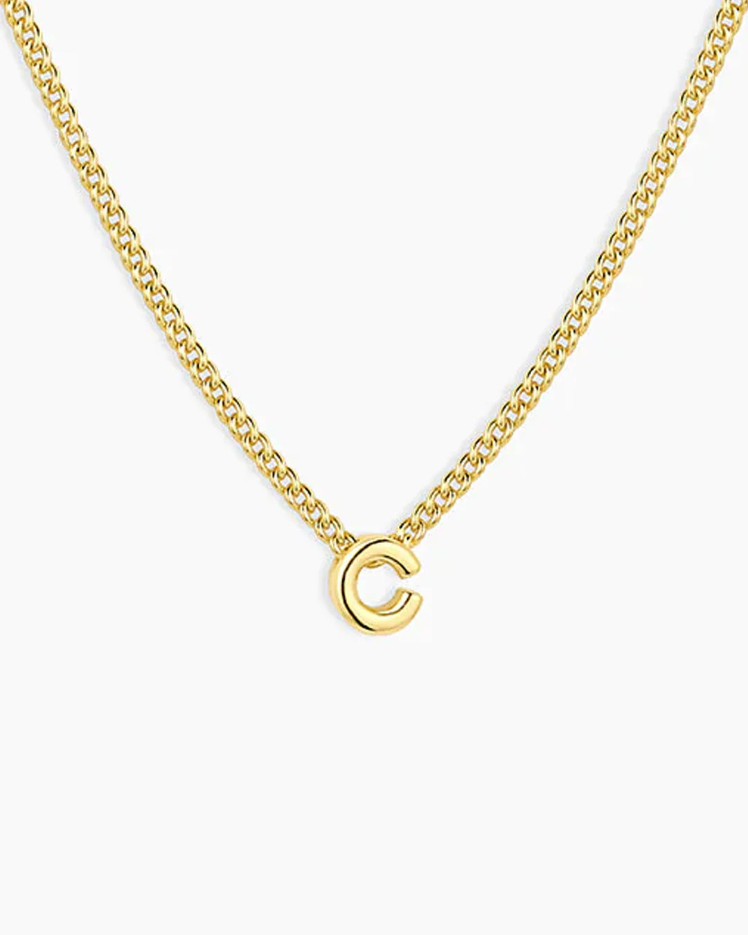 Women's gorjana Wilder Mini Alphabet Necklace