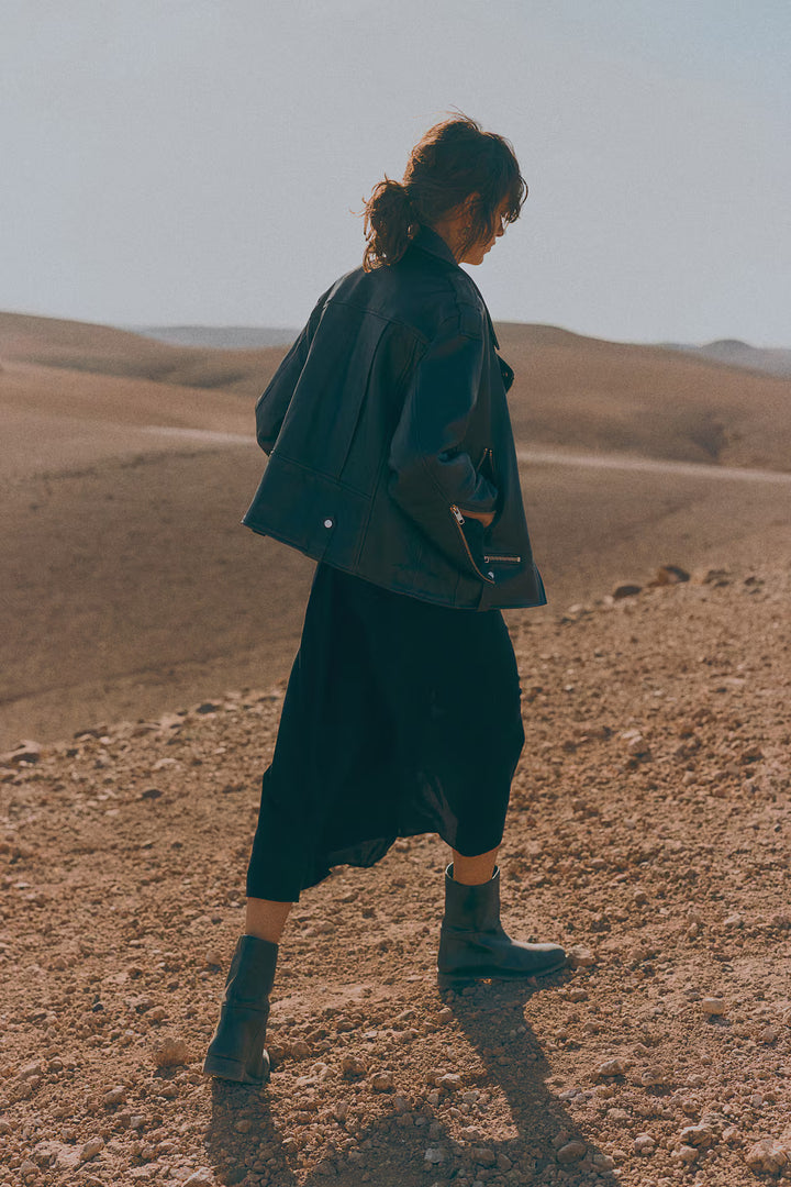 H&M Ladies Tie-Belt Shirt Dress