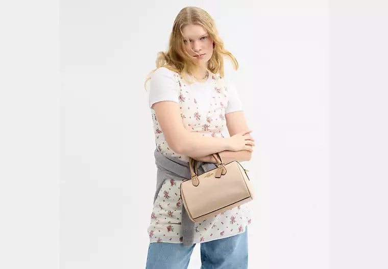 Coach Women's Rowan Satchel Bag in Signature Canvas