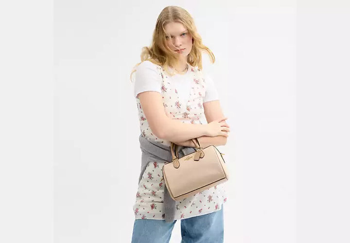 Coach Women's Rowan Satchel Bag in Signature Canvas