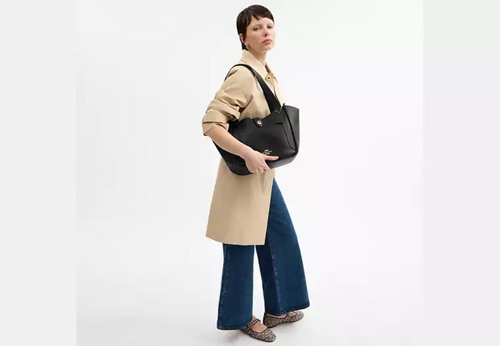 Coach  Women's Hadley Turnlock Tote Bag