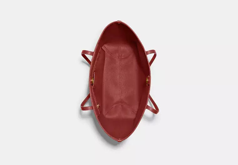 Coach X Peanuts City Women's Tote Bag In Signature Canvas With Snoopy Print