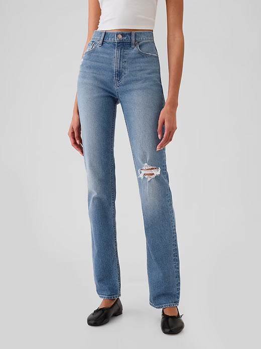 Gap Women’s High Rise 90s Slim Straight Jeans