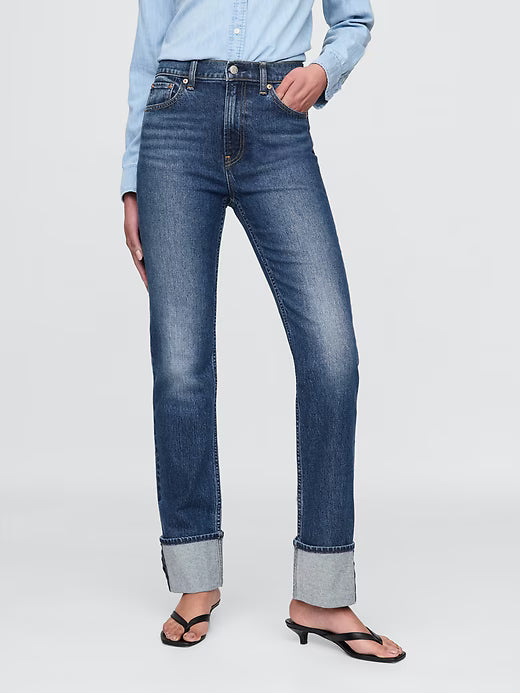 Gap Women’s High Rise 90s Slim Straight Jeans