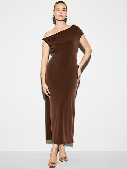 Old Navy Women's The Occasion One-Shoulder Midi Dress