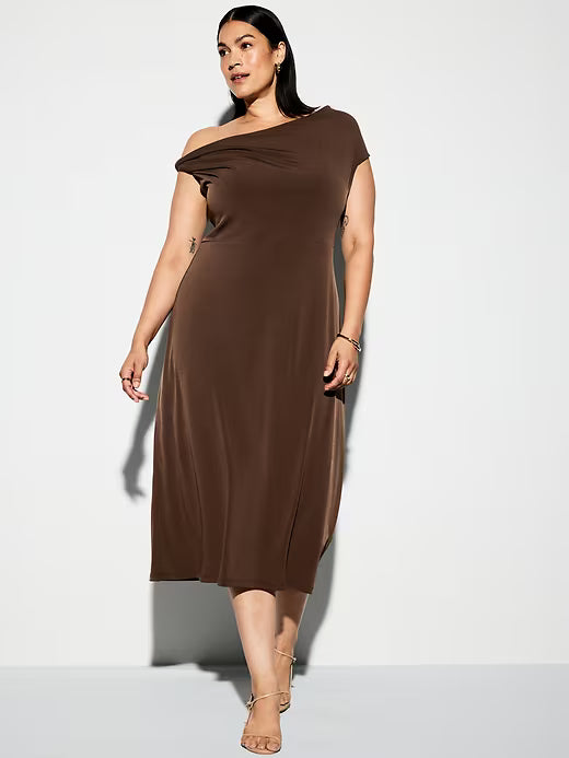Old Navy Women's The Occasion One-Shoulder Midi Dress