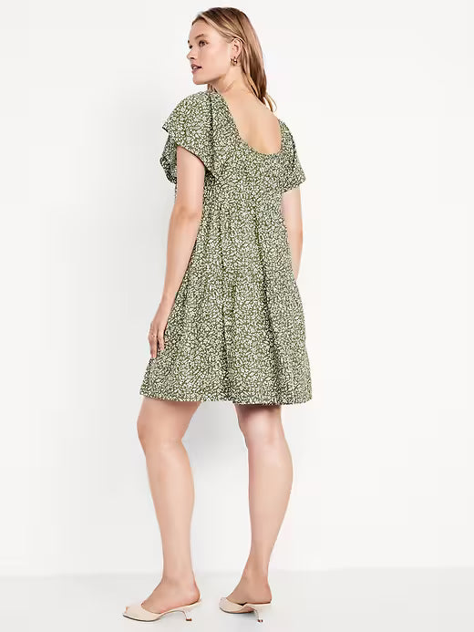 Old Navy Women's Tiered Mini Swing Dress