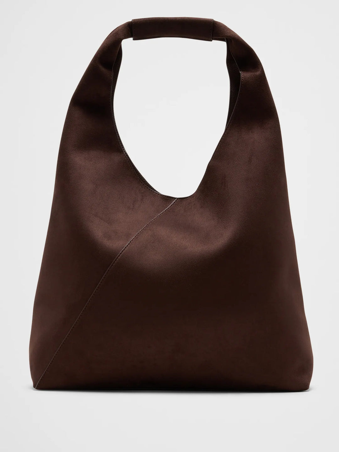 Women's Vegan Leather Slouchy Tote Black Regular Size One Size