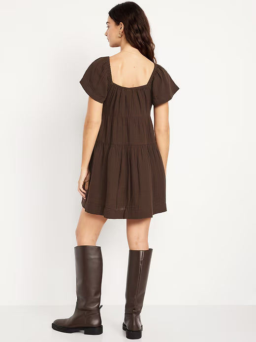 Old Navy Women's Tiered Mini Swing Dress