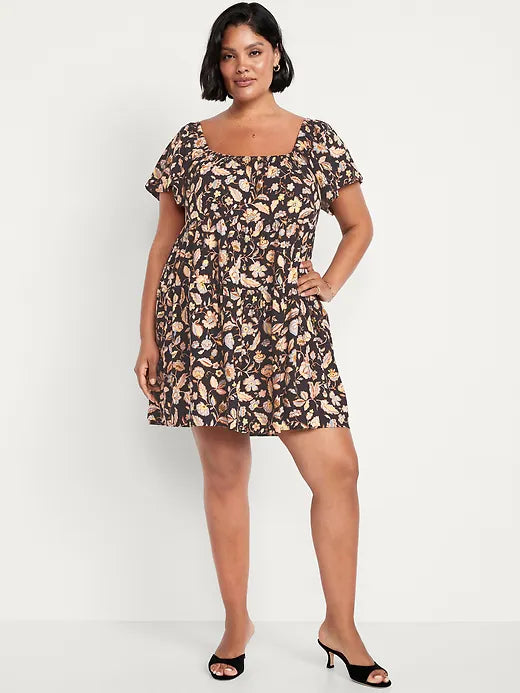 Old Navy Women's Tiered Mini Swing Dress