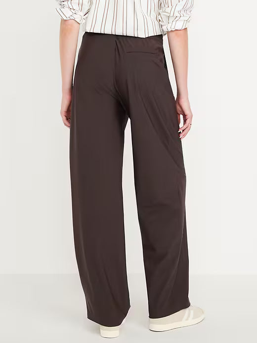 Old Navy Women's High-Waisted Sleektech Trouser Pants
