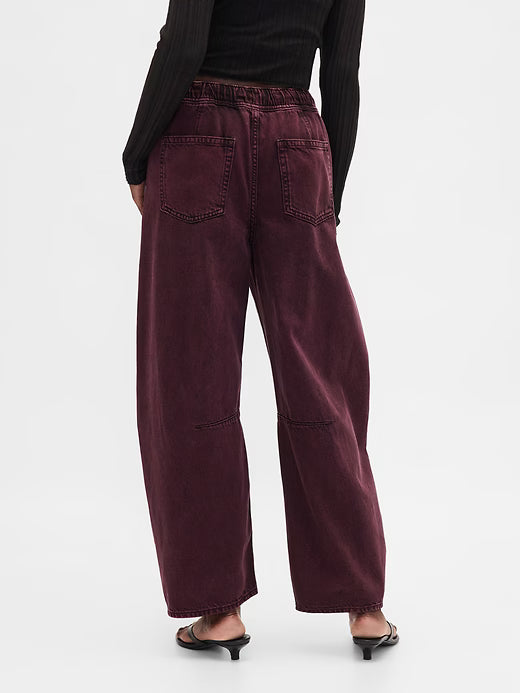 Gap Women’s Mid Rise Ultrasoft Easy Horseshoe Jeans