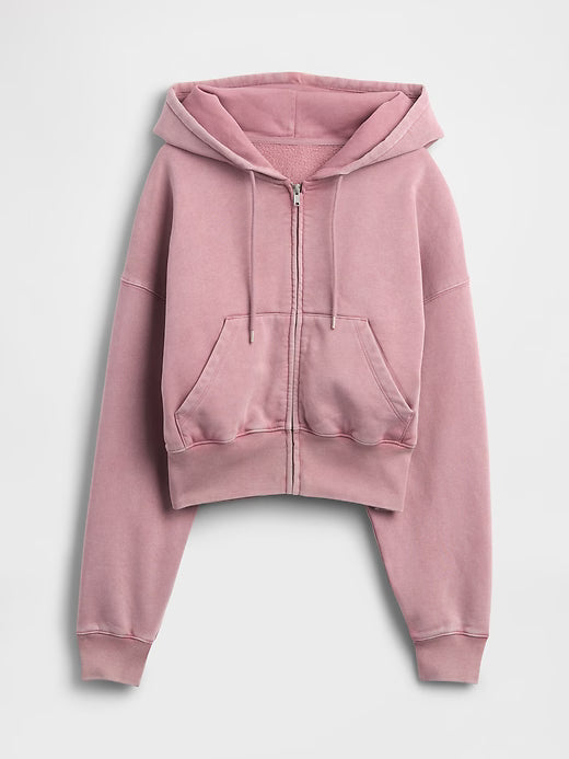 Gap VintageSoft Full-Zip Wedge Hoodie