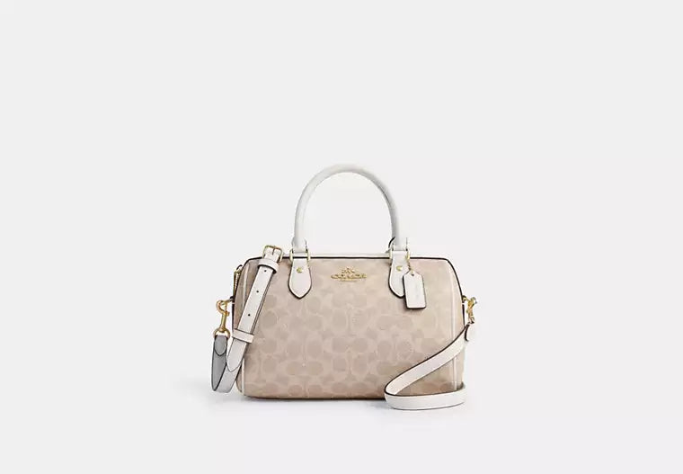 Coach Women's Rowan Satchel Bag in Signature Canvas