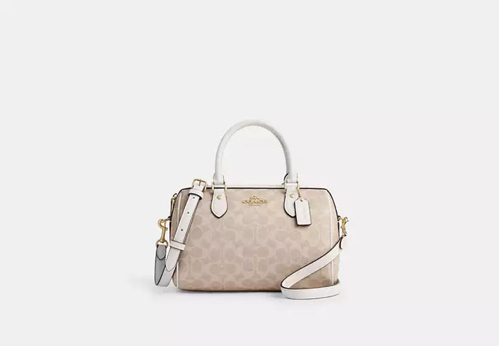 Coach Women's Rowan Satchel Bag in Signature Canvas