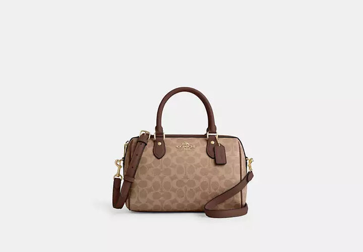 Coach Women's Rowan Satchel Bag in Signature Canvas