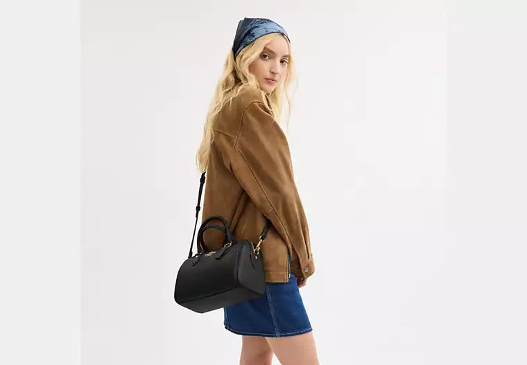 Coach Women's Rowan Satchel Bag in Signature Canvas