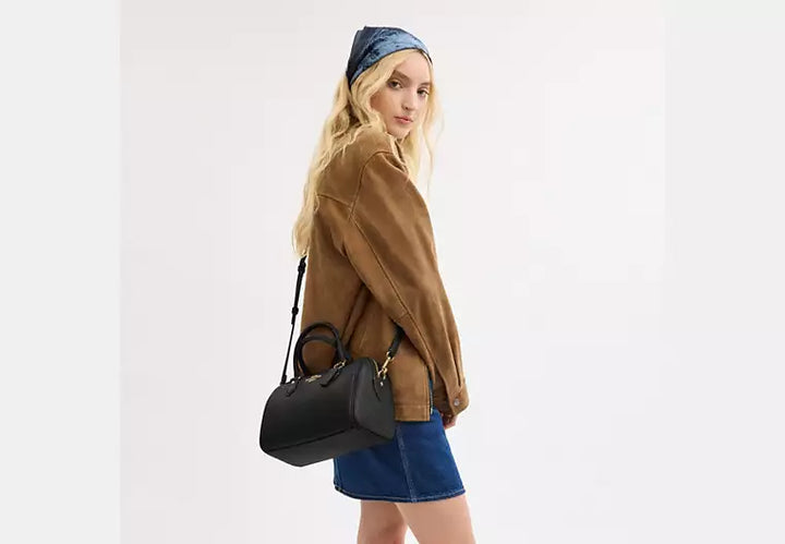 Coach Women's Rowan Satchel Bag in Signature Canvas