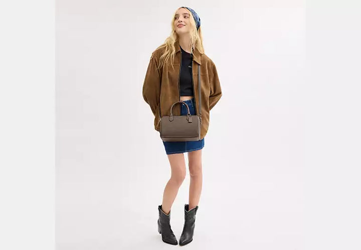 Coach Women's Rowan Satchel Bag in Signature Canvas