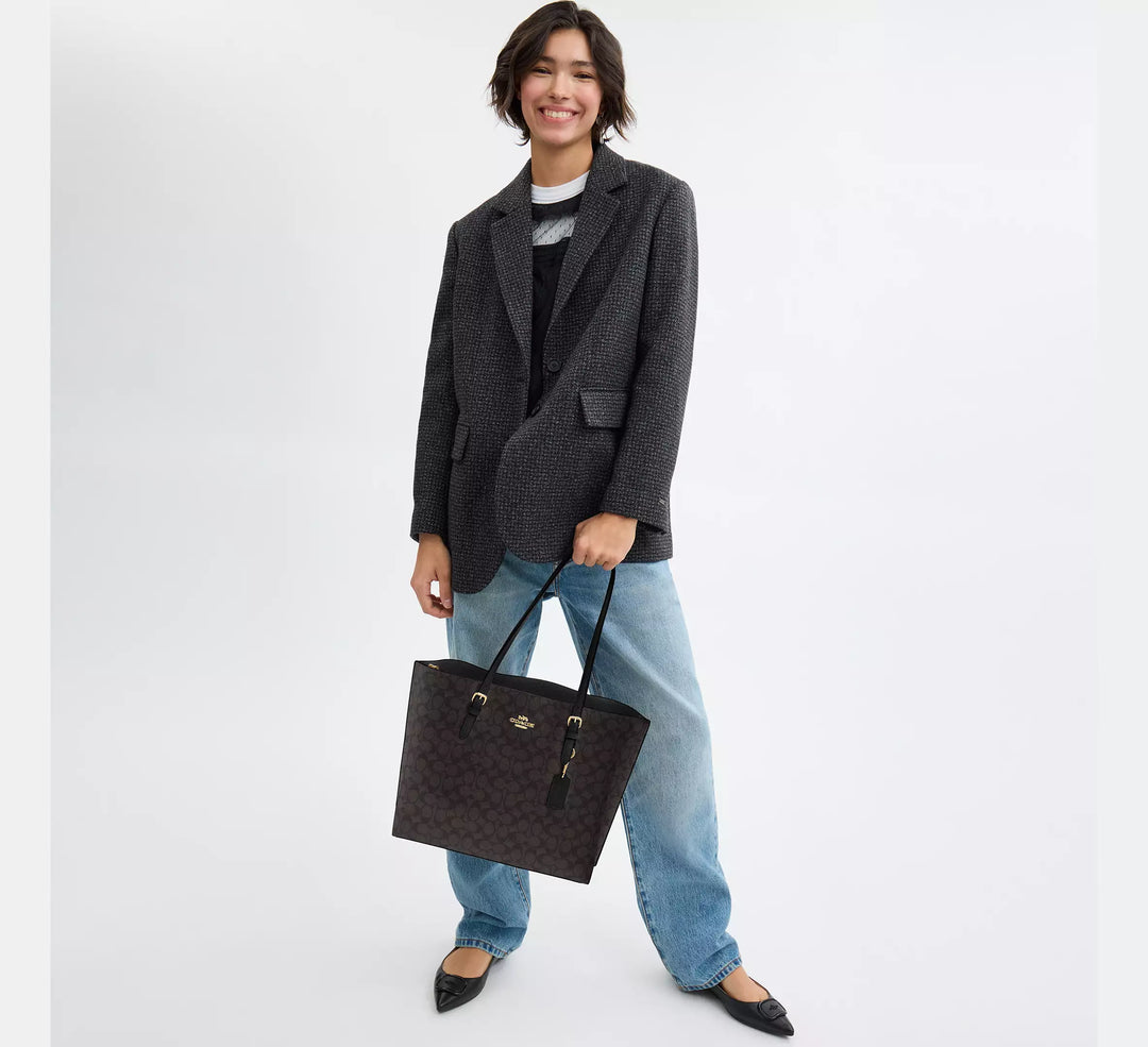 Coach Women’s Mollie Tote Bag In Signature Canvas