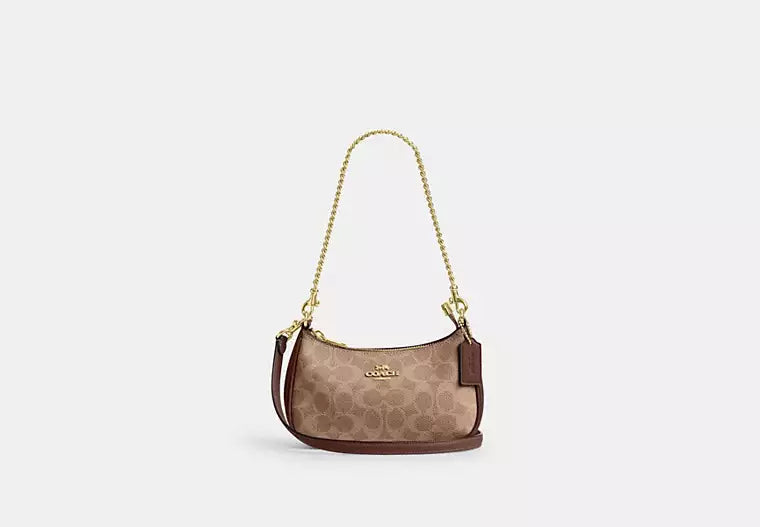 Coach Teri Mini Crossbody Bag In Signature Canvas