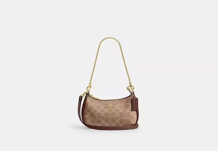 Coach Teri Mini Crossbody Bag In Signature Canvas