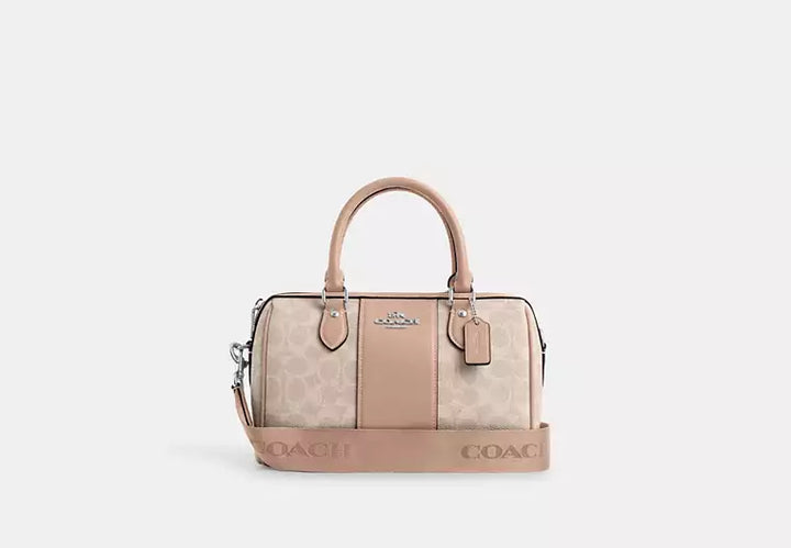 Coach Women's Rowan Satchel Bag in Signature Canvas