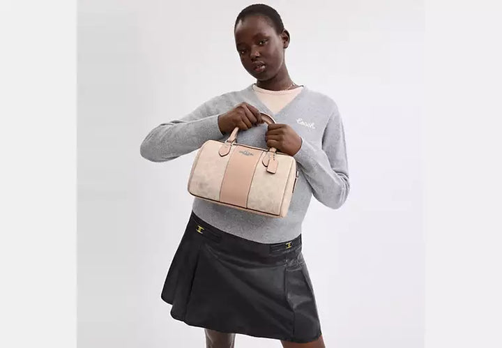 Coach Women's Rowan Satchel Bag in Signature Canvas