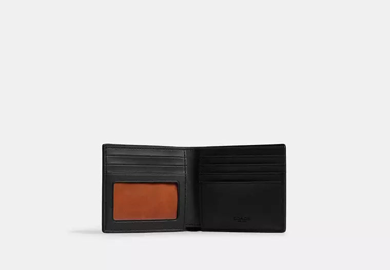 Coach Outlet Men’s ID Billfold Wallet in Signature Canvas