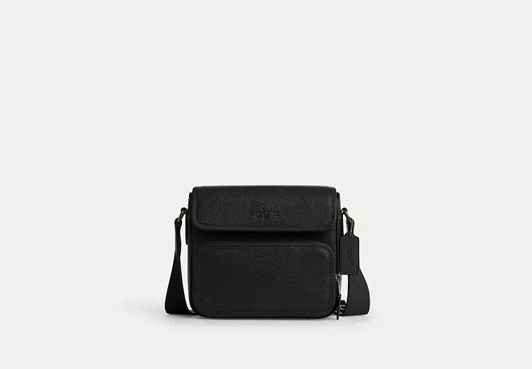 Coach Sullivan Flap Crossbody Bag In Signature Canvas Men's