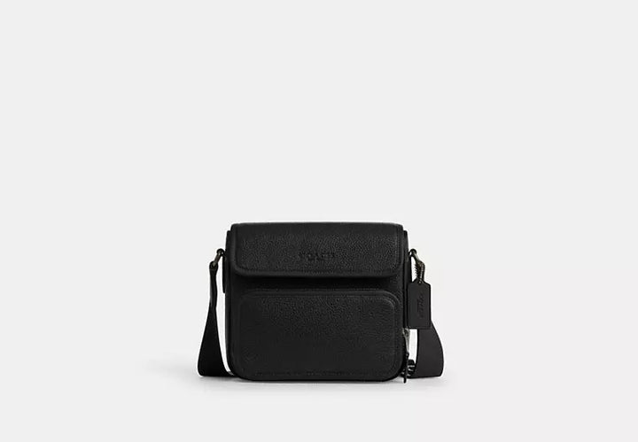 Coach Sullivan Flap Crossbody Bag In Signature Canvas Men's