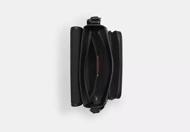 Coach Sullivan Flap Crossbody Bag In Signature Canvas Men's