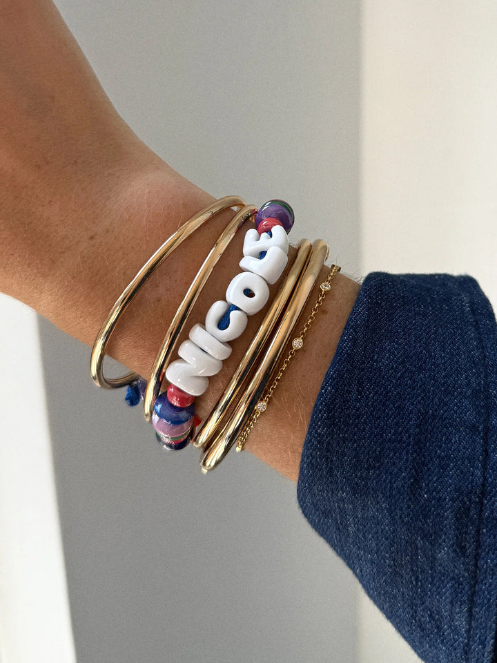 BaubleBar Women's Make Waves Custom Beaded Bracelet