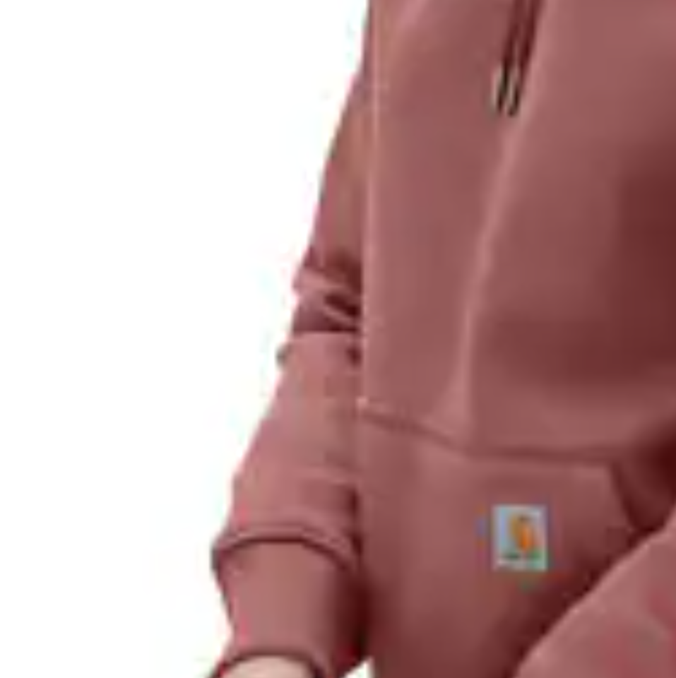 Carhartt Women's Relaxed Fit Midweight Logo Sleeve Graphic Hoodie